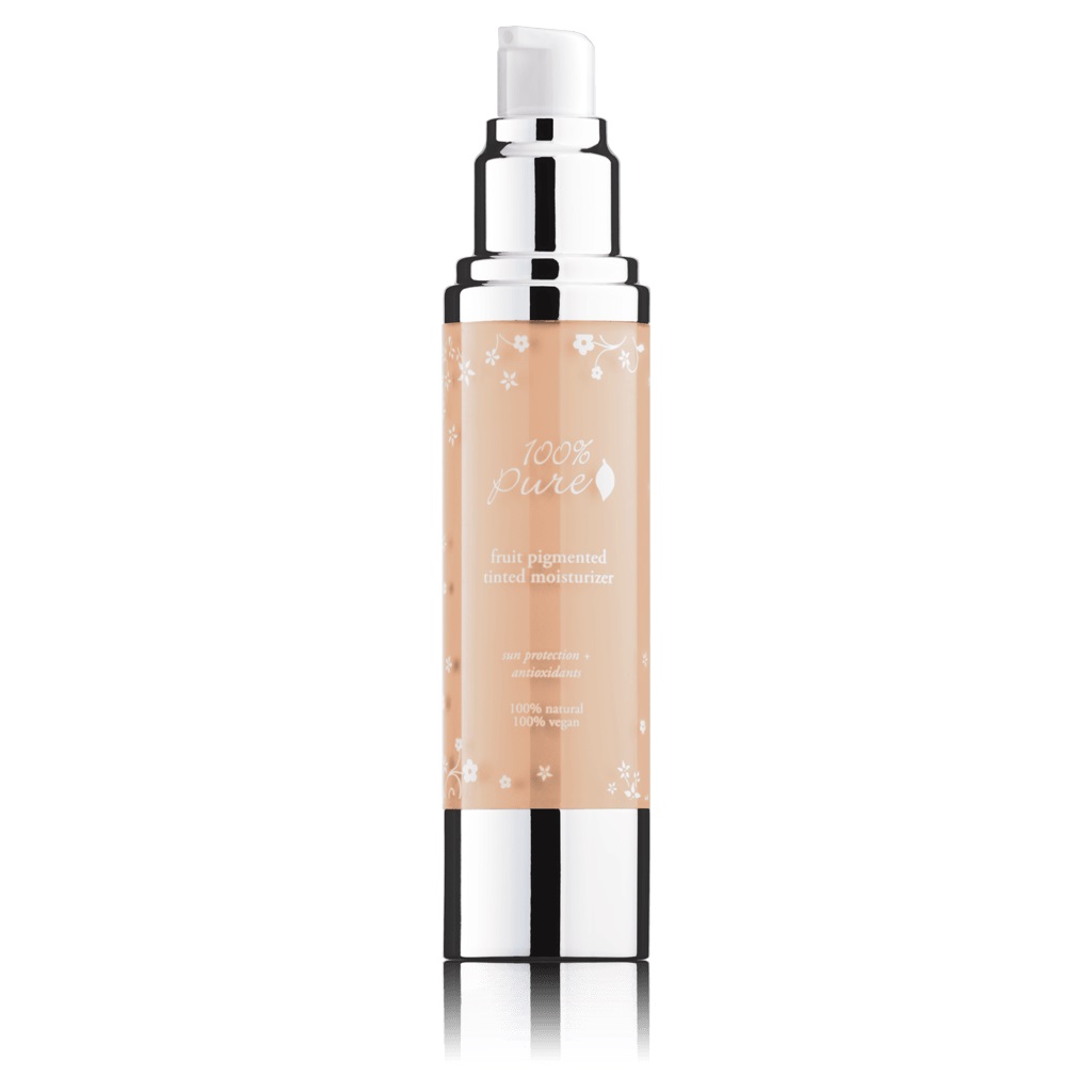 100% Pure 과일추출물 틴티드 모이스춰라이저 SPF 20, Alpine Rose, 1.7 oz (50 ml)