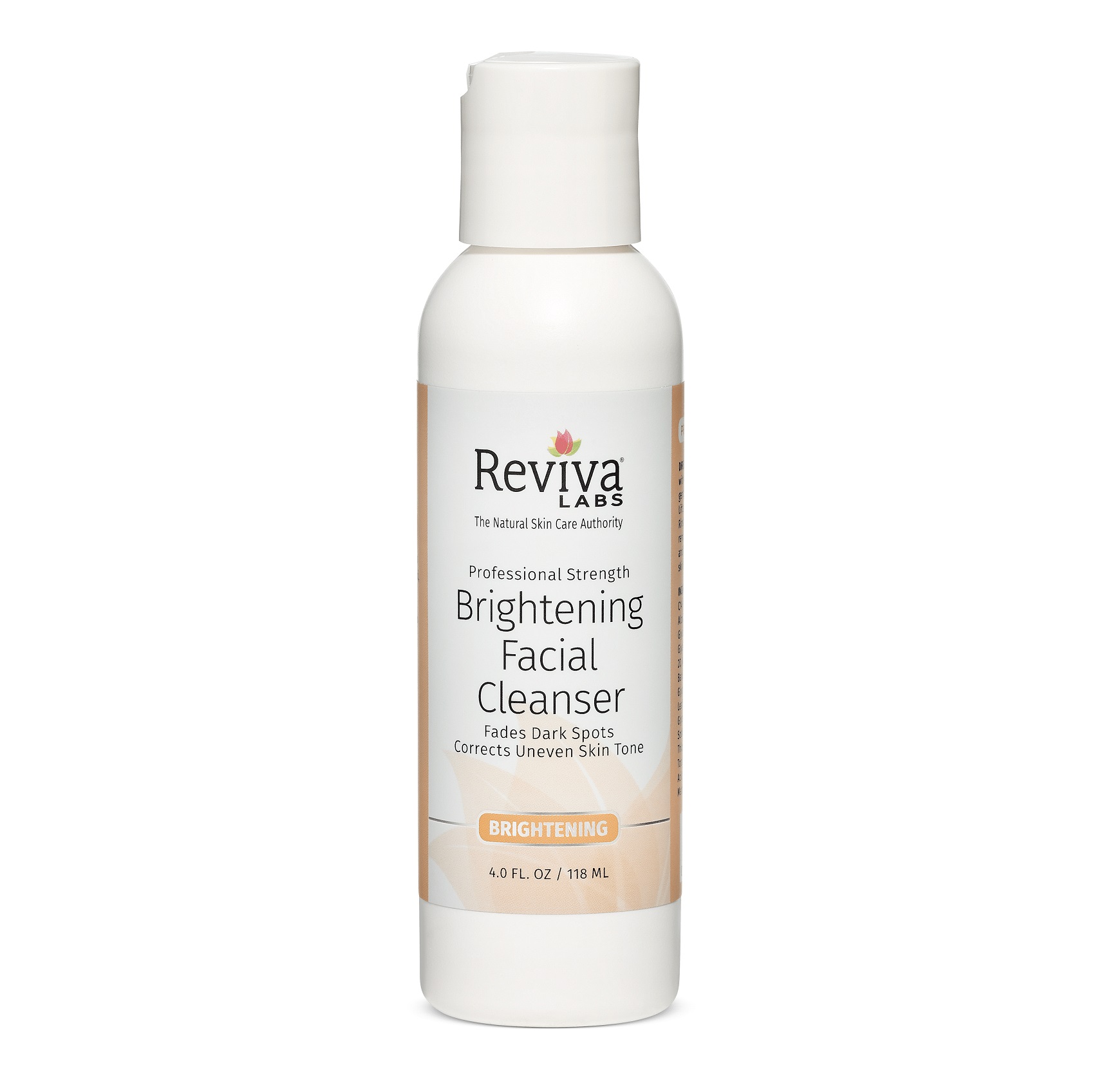 리비바 랩, 환하고밝은 피부를 위한 페이셜 클렌저 4 fl oz (118 ml)