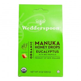 Wedderspoon Organic, 마누카 허니 Lozenges With 비 프로폴리스, 4 Oz (120 G)
